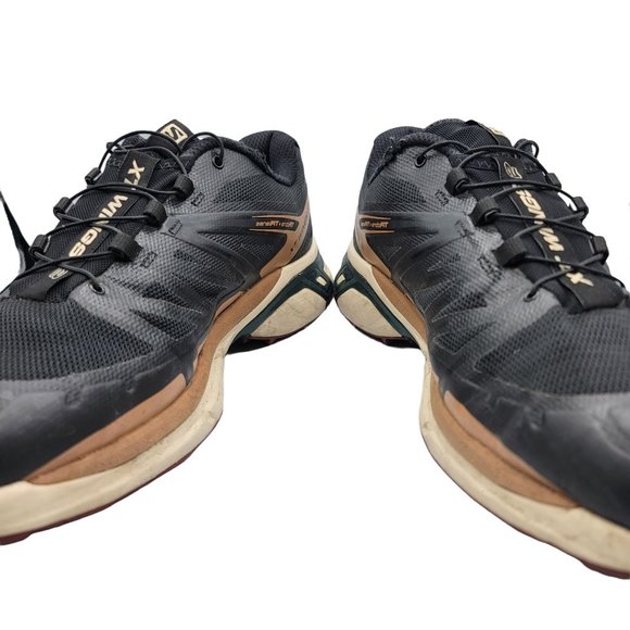 Salomon XT-Wings 2 Mens 11.5 Black Bleached Sand Shoes Outdoor Hiking Trails - Picture 3 of 11